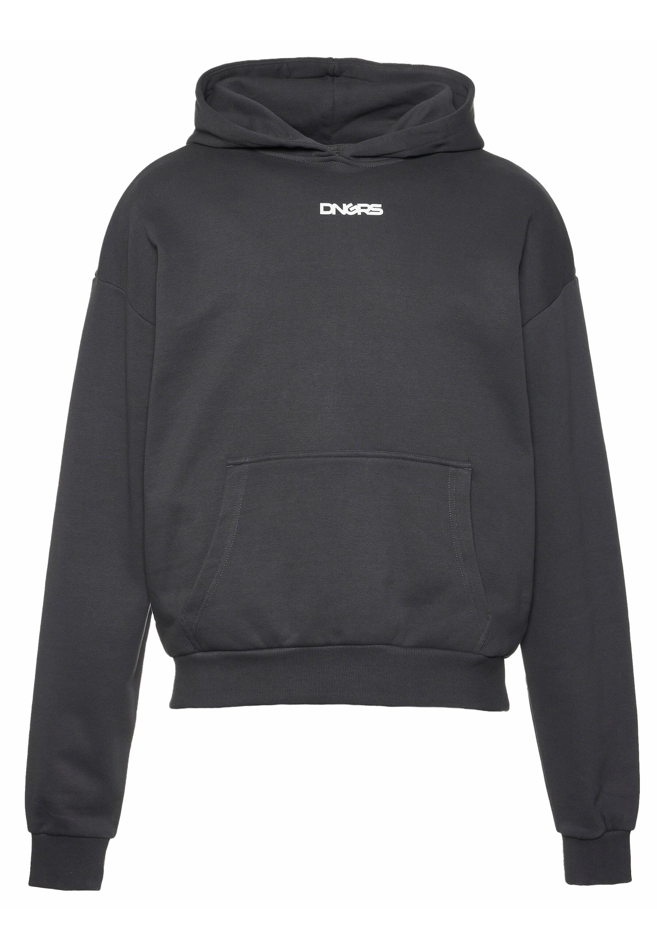 Dangerous DNGRS Sweatshirt 'Brave' in Grey: front