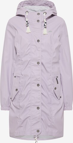 Manteau mi-saison Schmuddelwedda en violet : devant