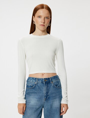 Koton Shirt in Wit: voorkant