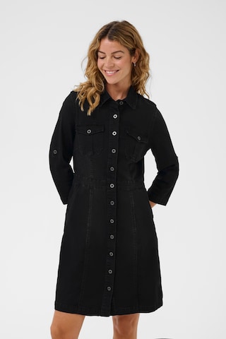 Robe-chemise 'Uniforma' Cream en noir : devant