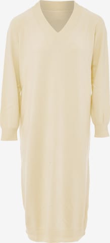 RISA Gebreide jurk in Wit: voorkant