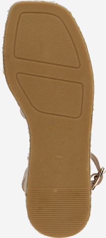 Sandalo con cinturino 'TOURS' di espadrij l´originale in beige