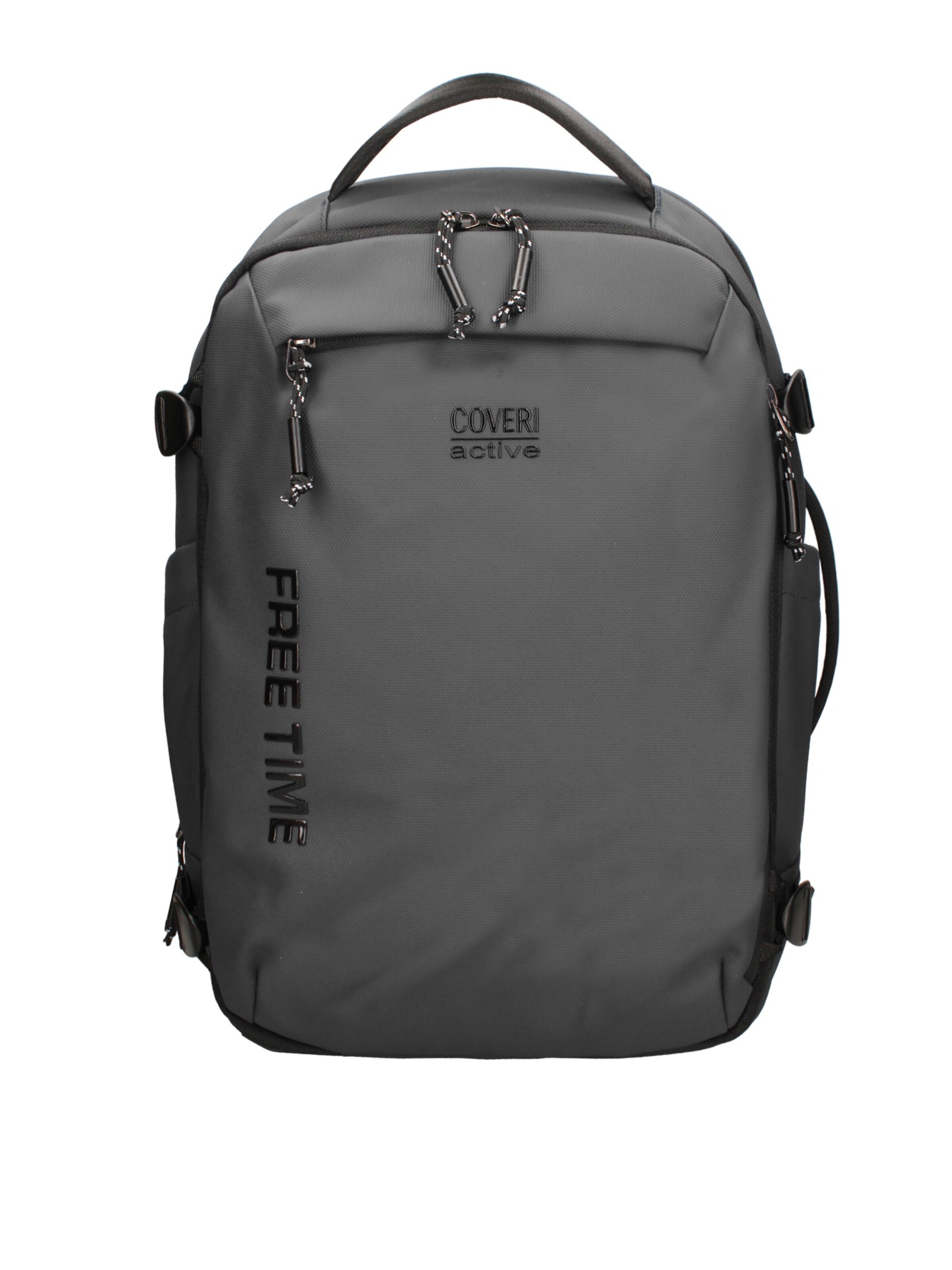Zaino 'Zaino Coveri Active Poliestere 100% - Unisex Casual con Zip' di Coveri Collection in grigio: frontale