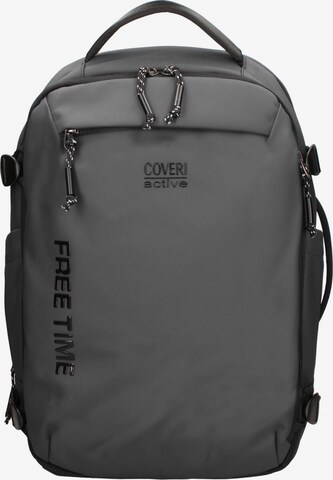 Zaino 'Zaino Coveri Active Poliestere 100% - Unisex Casual con Zip' di Coveri Collection in grigio: frontale