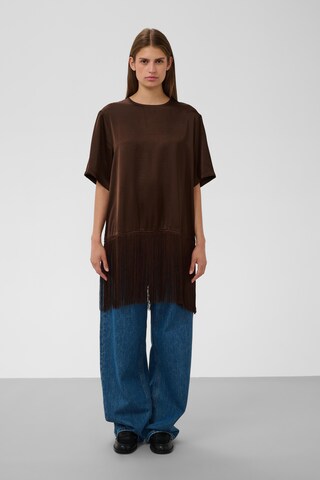 T-shirt 'Verona' SOAKED IN LUXURY en marron