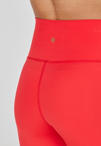 Coupe slim Pantalon de sport 'Franz' Athlecia en orange