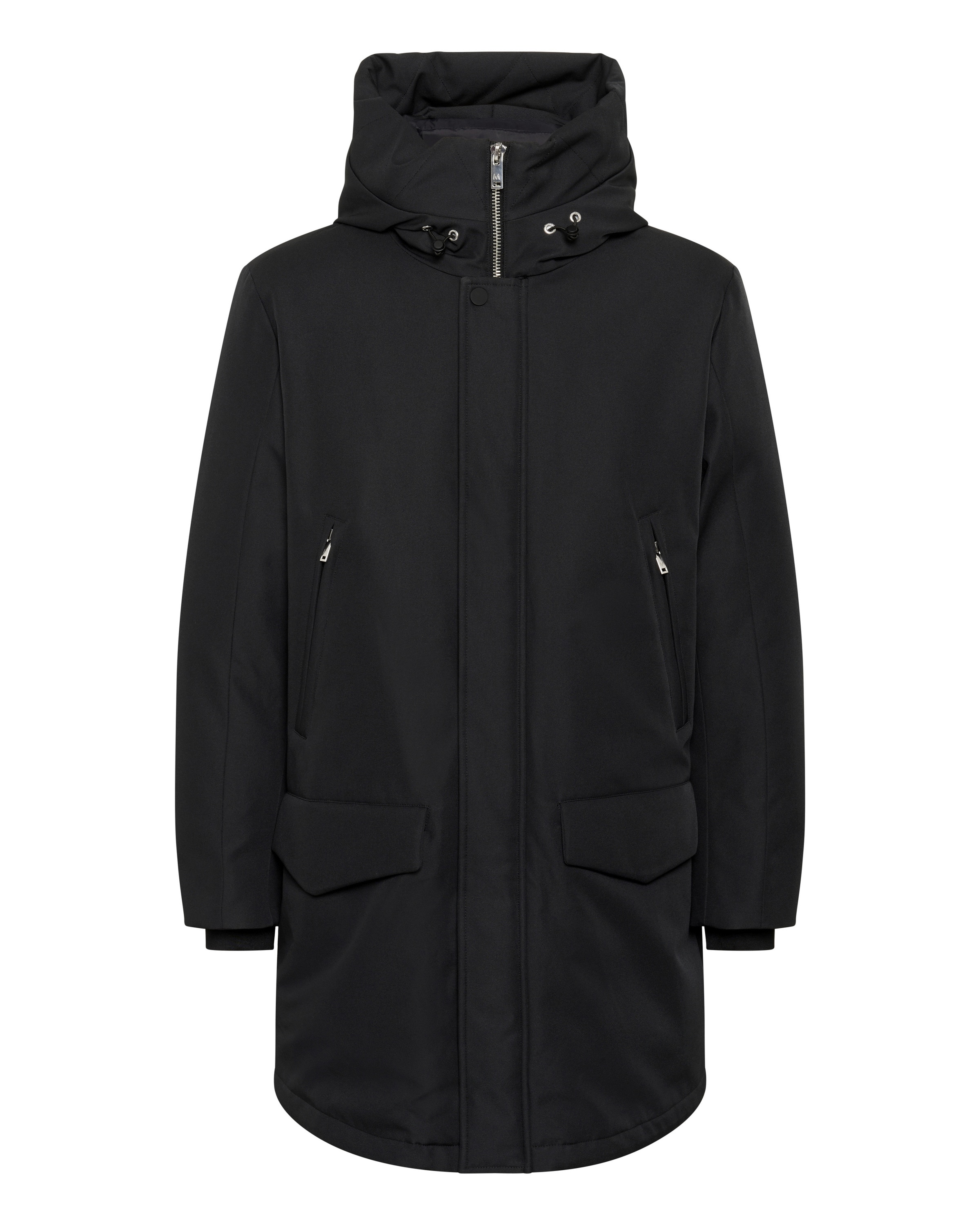 Matinique Winterparka in Schwarz: Vorderseite