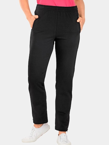 Coupe slim Pantalon Goldner en noir : devant