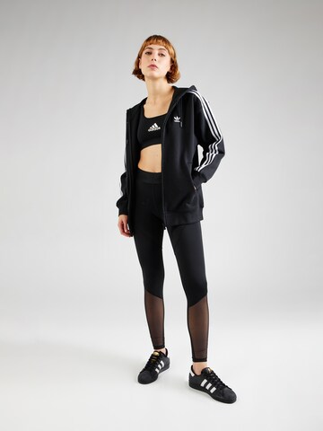 ADIDAS PERFORMANCE Skinny Sports trousers 'Hyperglam Full-length' in Black