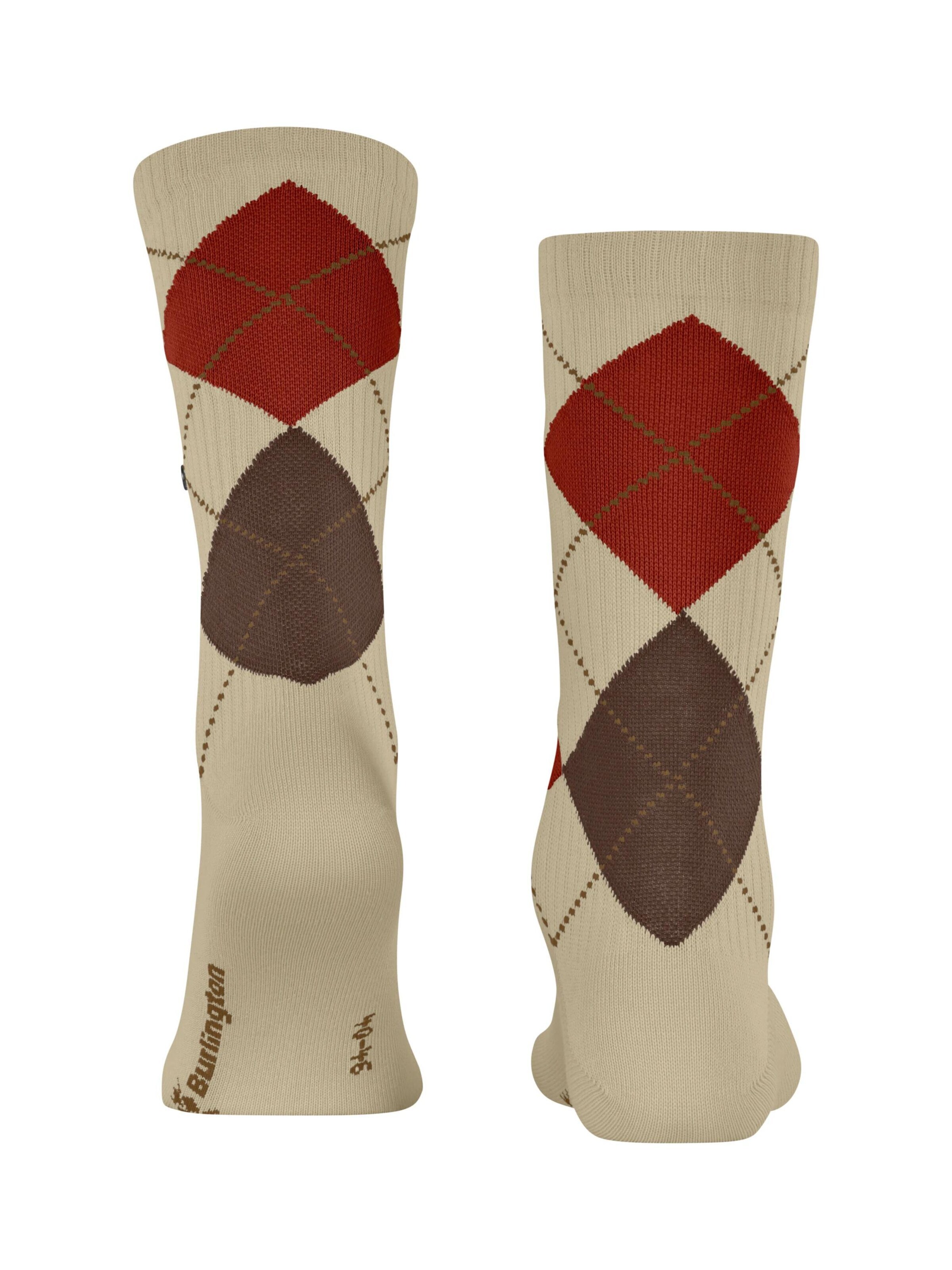 BURLINGTON Socks 'Rib Court' in Beige