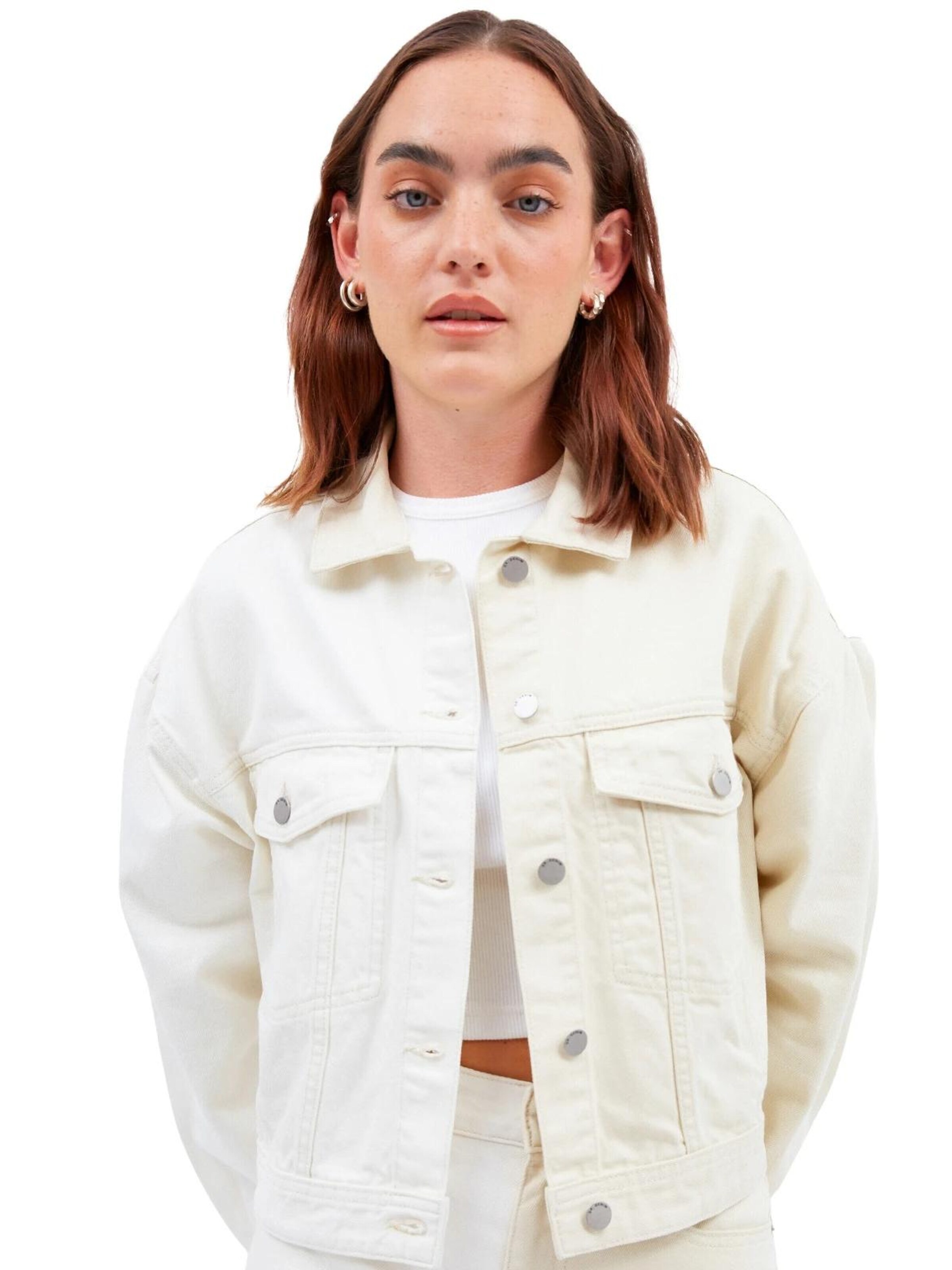 Dr. Denim Übergangsjacke 'Denim Jacket'‌‌‌‌‌ in Weiß