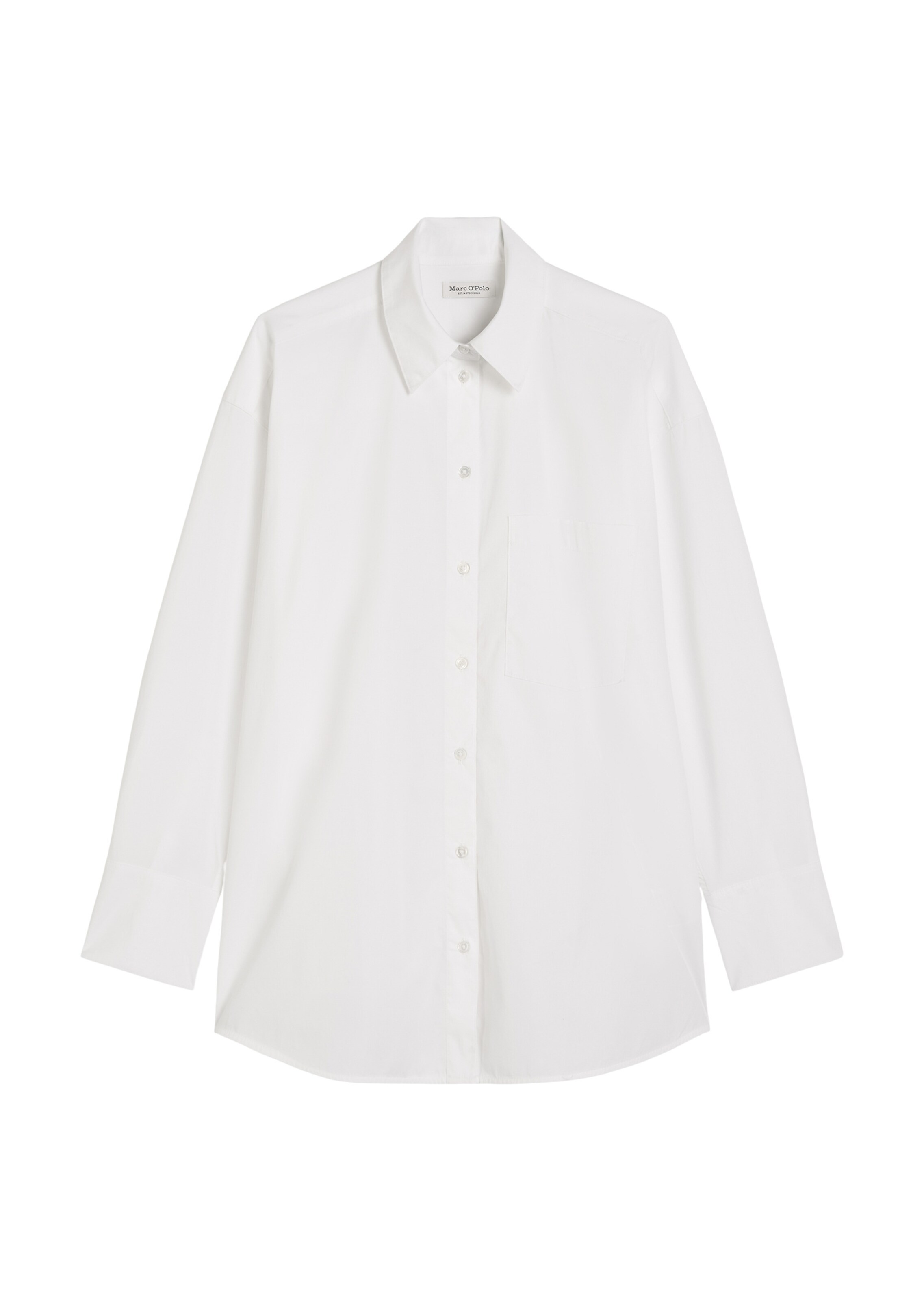 Marc O'Polo Blouse in Wit: voorkant