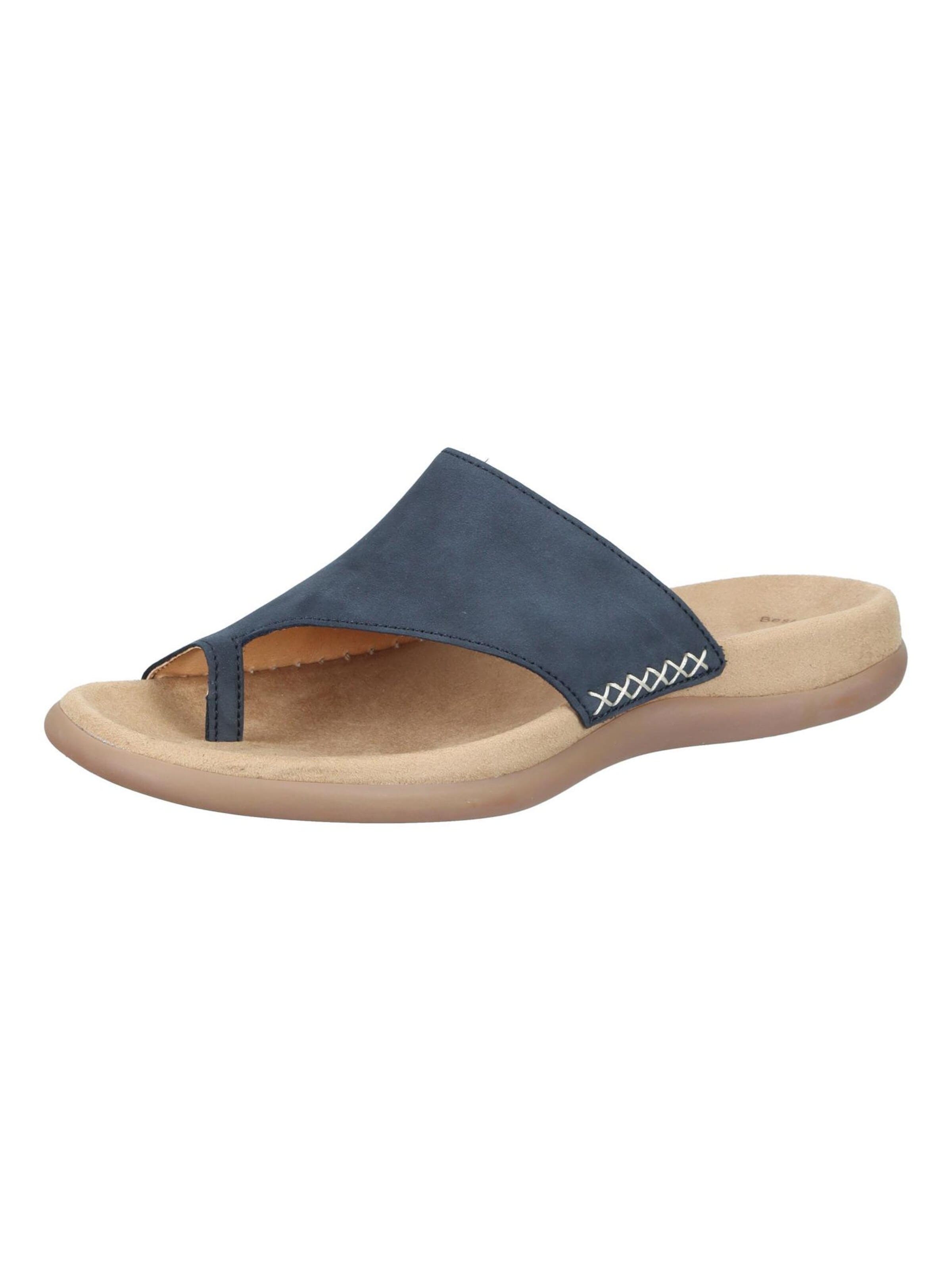 GABOR Teenslipper in Blauw: voorkant