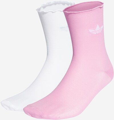 ADIDAS ORIGINALS Sportske čarape 'SHEER CREW SOCKS 2PP' u roza / bijela, Pregled proizvoda