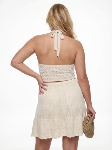 CITA MAASS Вязаный топ в Бежевый