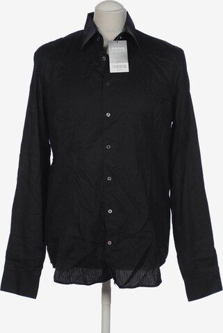 STRELLSON Button Up Shirt in M in Black: front