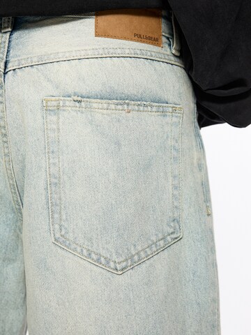 Pull&Bear Loosefit Jeans in Blauw