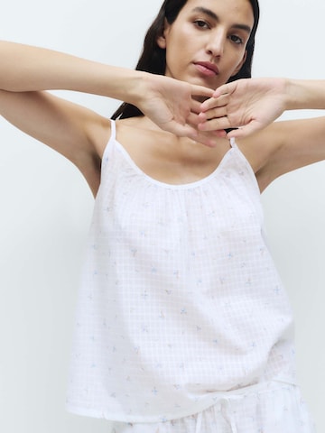 Camicia da notte di Marks & Spencer in bianco: frontale