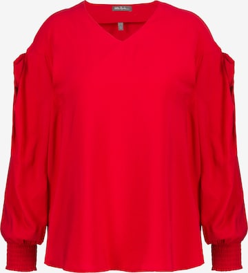 Ulla Popken Blouse in Rood: voorkant