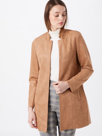 ONLY Between-Seasons Coat in Brown: front