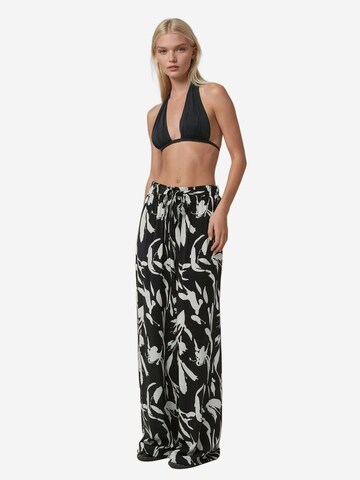 Hiccup Wide Leg Hose in Schwarz