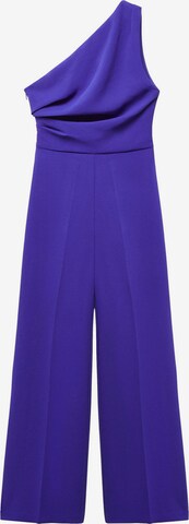 MANGO Jumpsuit 'Yes' in Blue: front