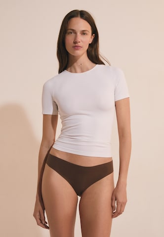 Slip 'Invisible' ETAM en marron : devant