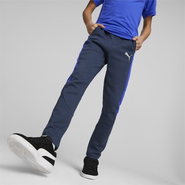 PUMA Slimfit Sporthose 'Evostripe' in Blau: predná strana