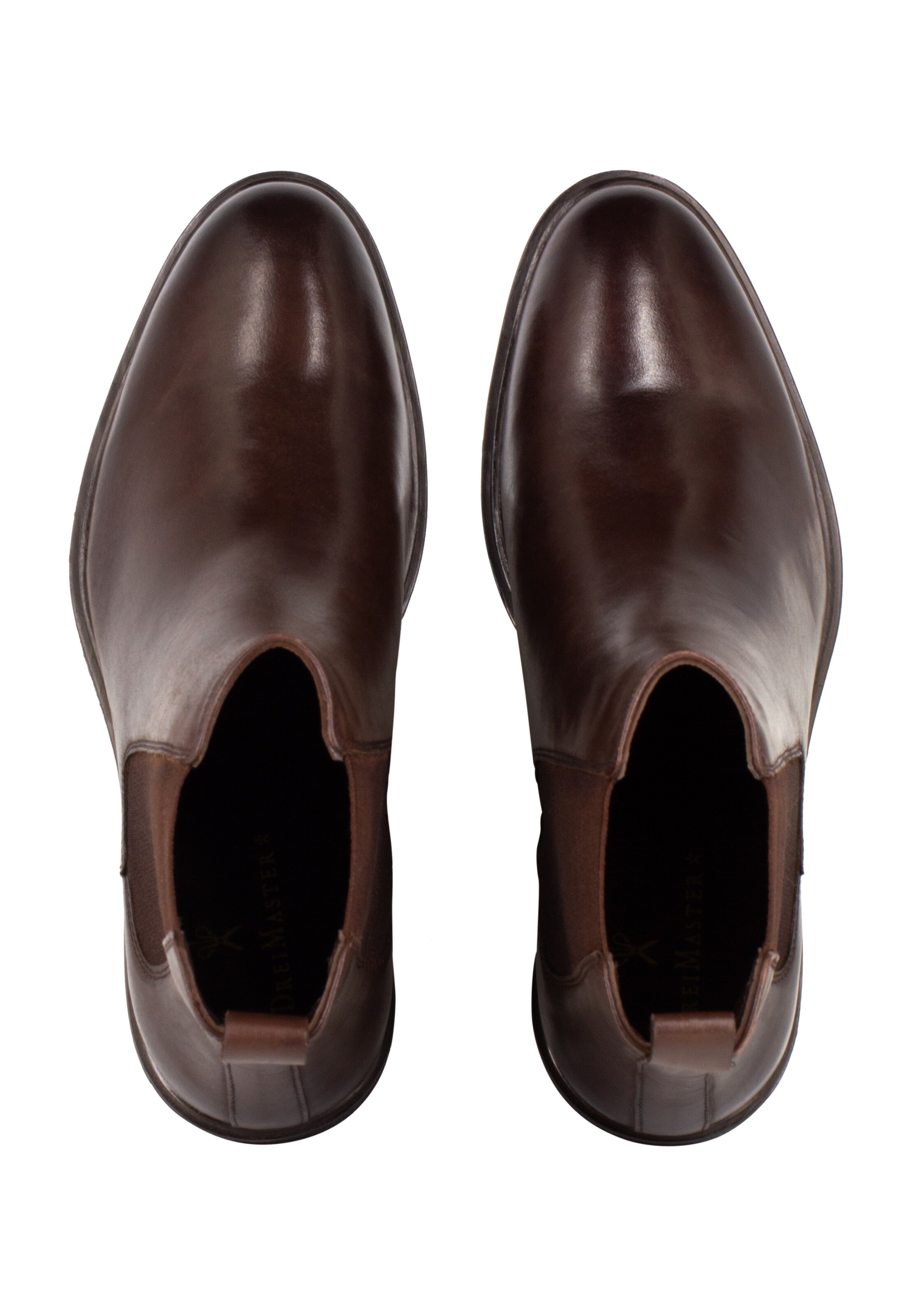 DreiMaster Klassik Chelsea boots in Bruin