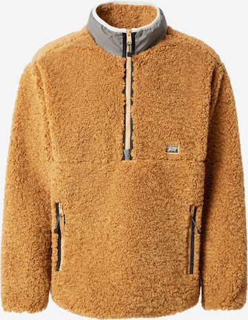 LEVI'S ® Between-season jacket 'Lakeside Mock Neck Jkt' in Brown: front