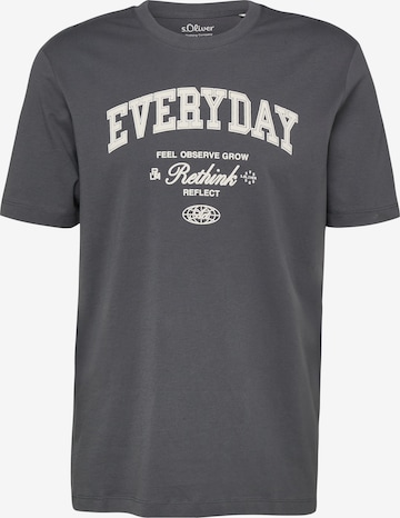 s.Oliver Shirt in Grey: front