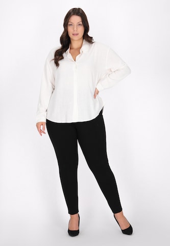 usha BLACK LABEL - Blusa en blanco