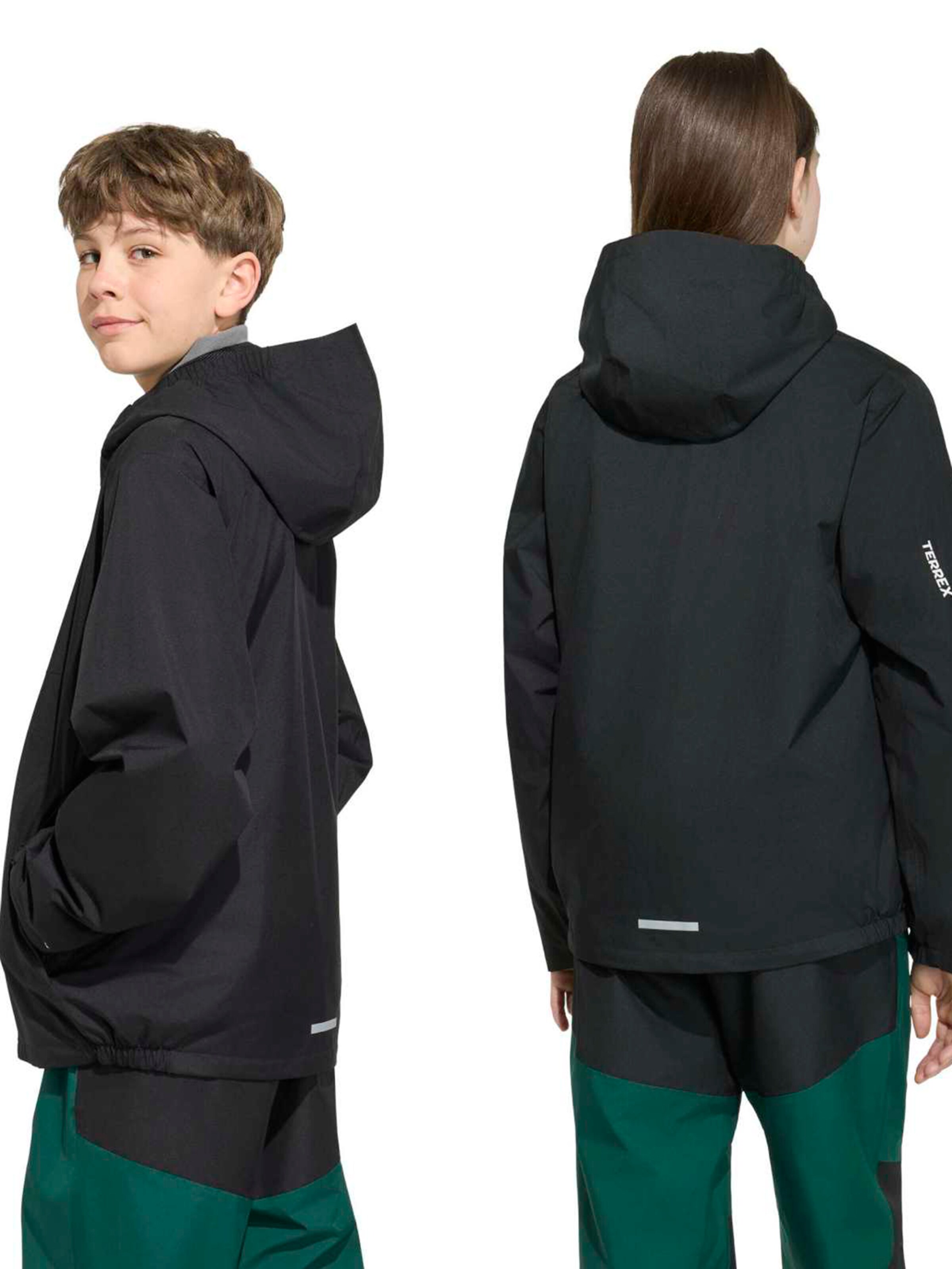 ADIDAS TERREX Zunanja jakna | črna barva