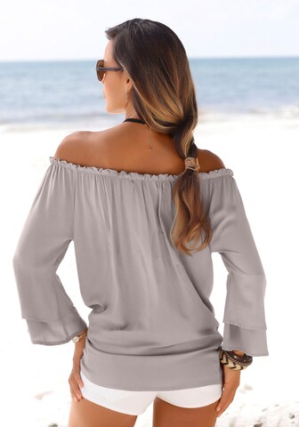 LASCANA Blouse in Grey