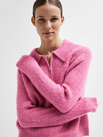 SELECTED FEMME Pullover in Pink