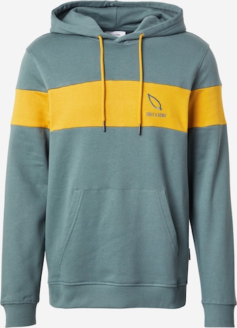 Felpa 'ONSLUKE' di Only & Sons in verde: frontale