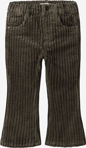 Lil'Atelier Flared Broek in Groen: voorkant