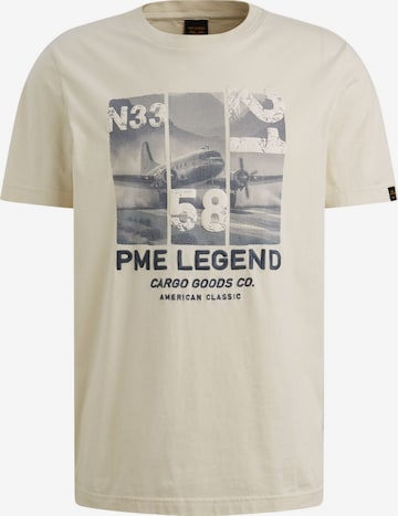 T-shirt 'PME Legend - Heren t-shirt' Pme-Legend en beige : devant