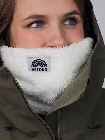 WESORA GmbH Loop scarf 'Fluffy' in White