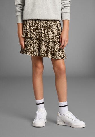 Kidsworld Skirt in Beige: front