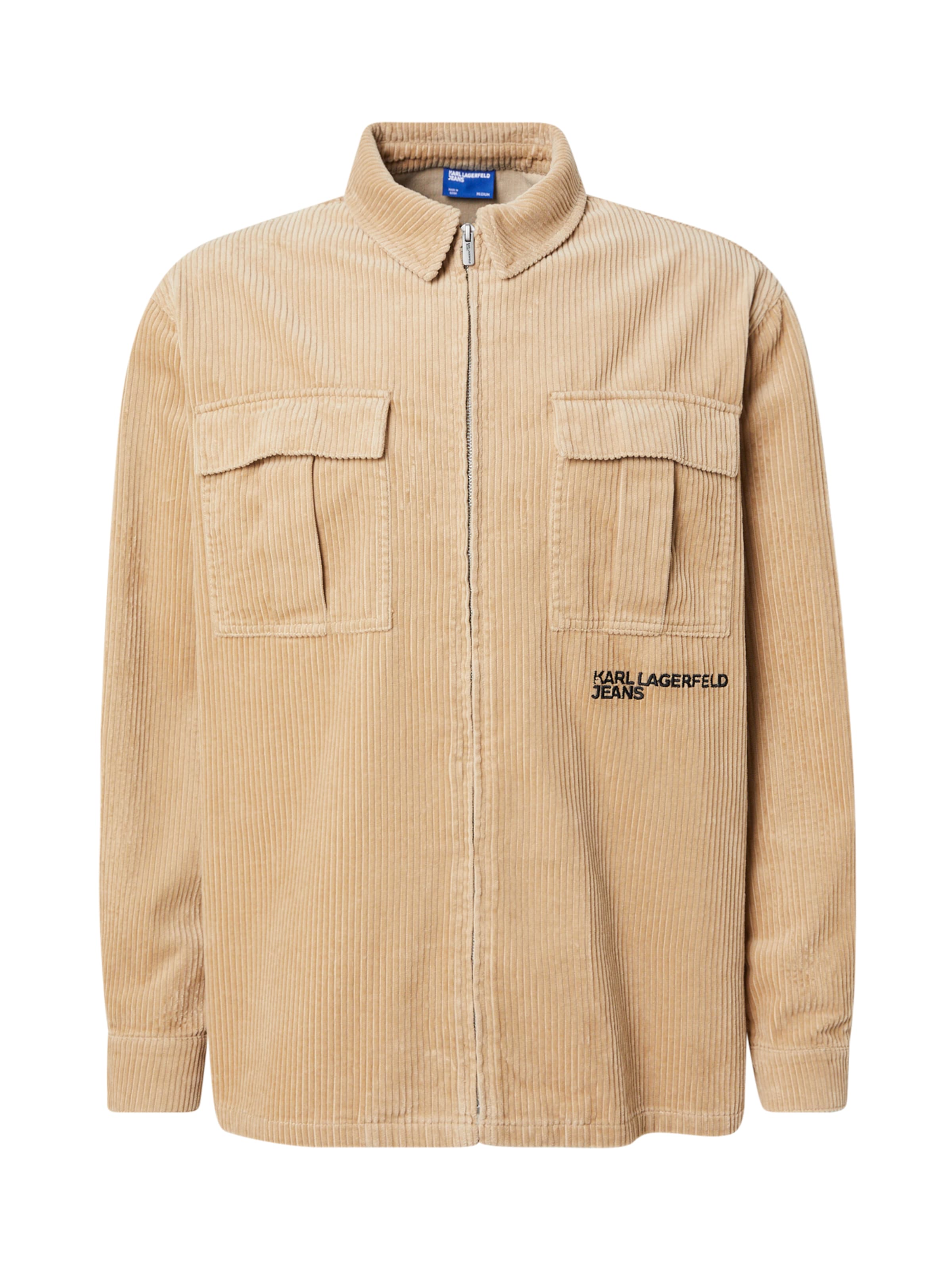 KARL LAGERFELD JEANS Tavaline suurus Triiksärk, värv beež: eest vaates