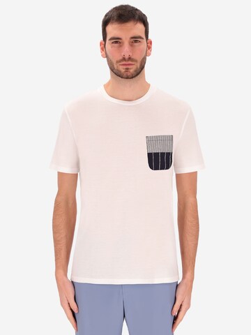 Distretto12 Shirt 'Gess Ramos' in Wit: voorkant