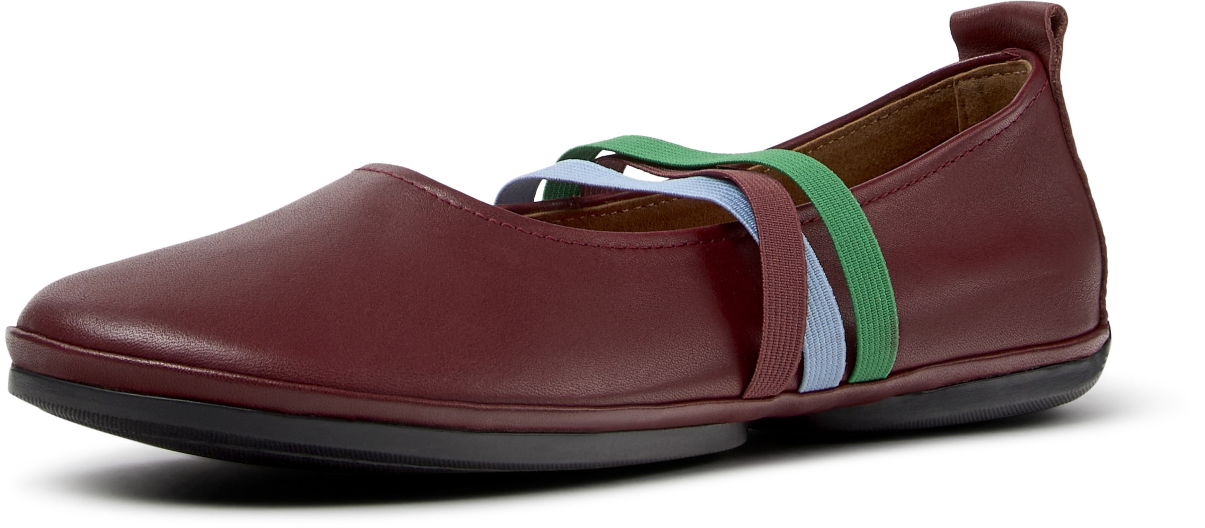 CAMPER Strap ballerina 'Nina' in Red: front