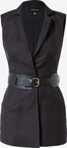 Gilet Karen Millen en noir : devant