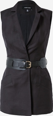 Karen Millen Vest in Black: front