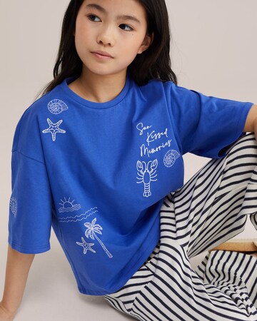 WE Fashion Футболка в Синий