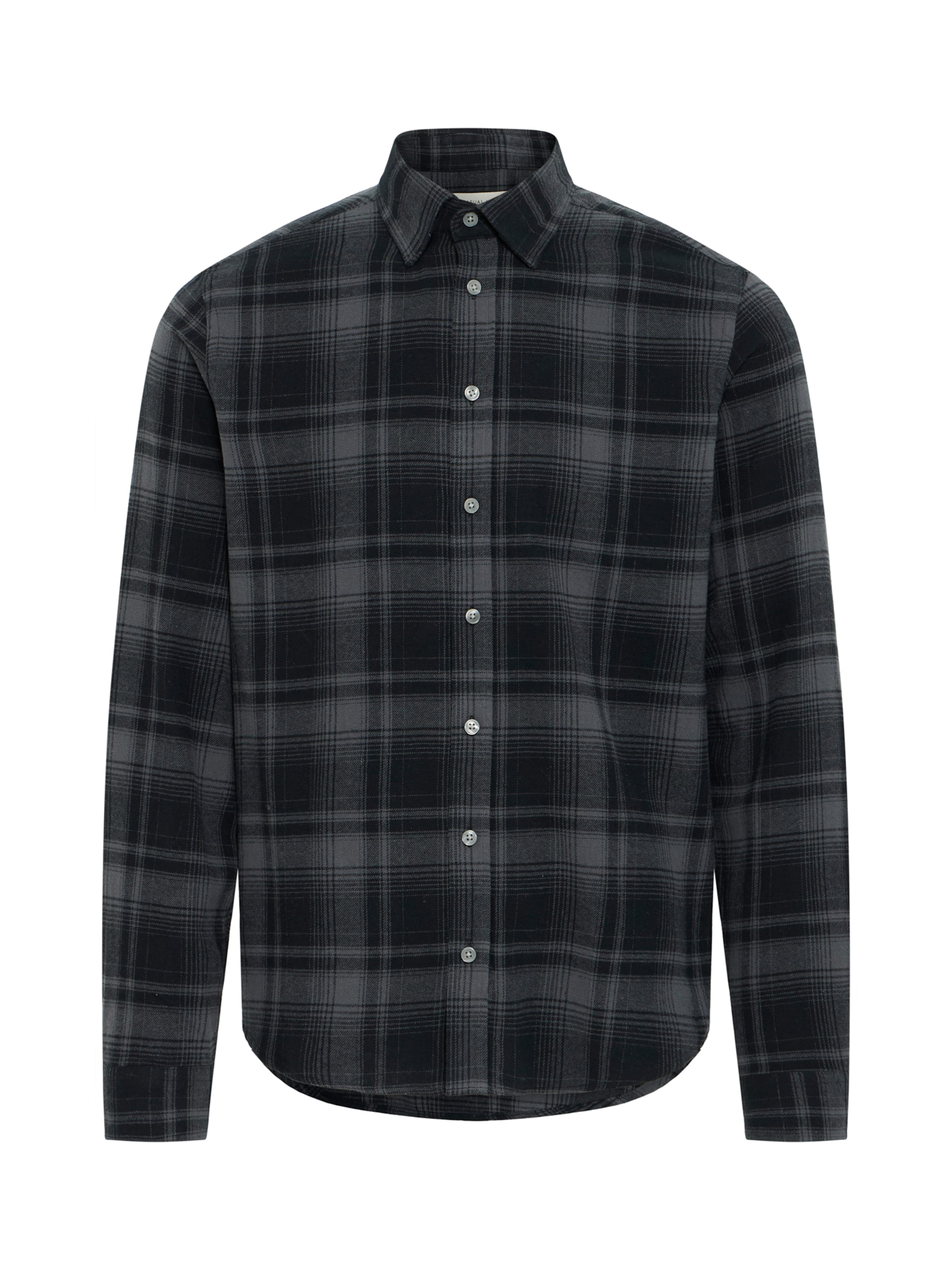 Casual Friday Regular fit Overhemd 'CFSIGVARD' in Zwart: voorkant