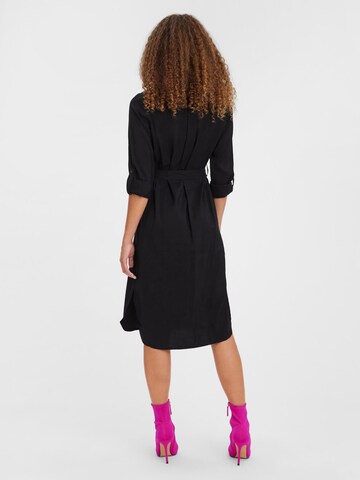 VERO MODA Shirt Dress 'Bell' in Black