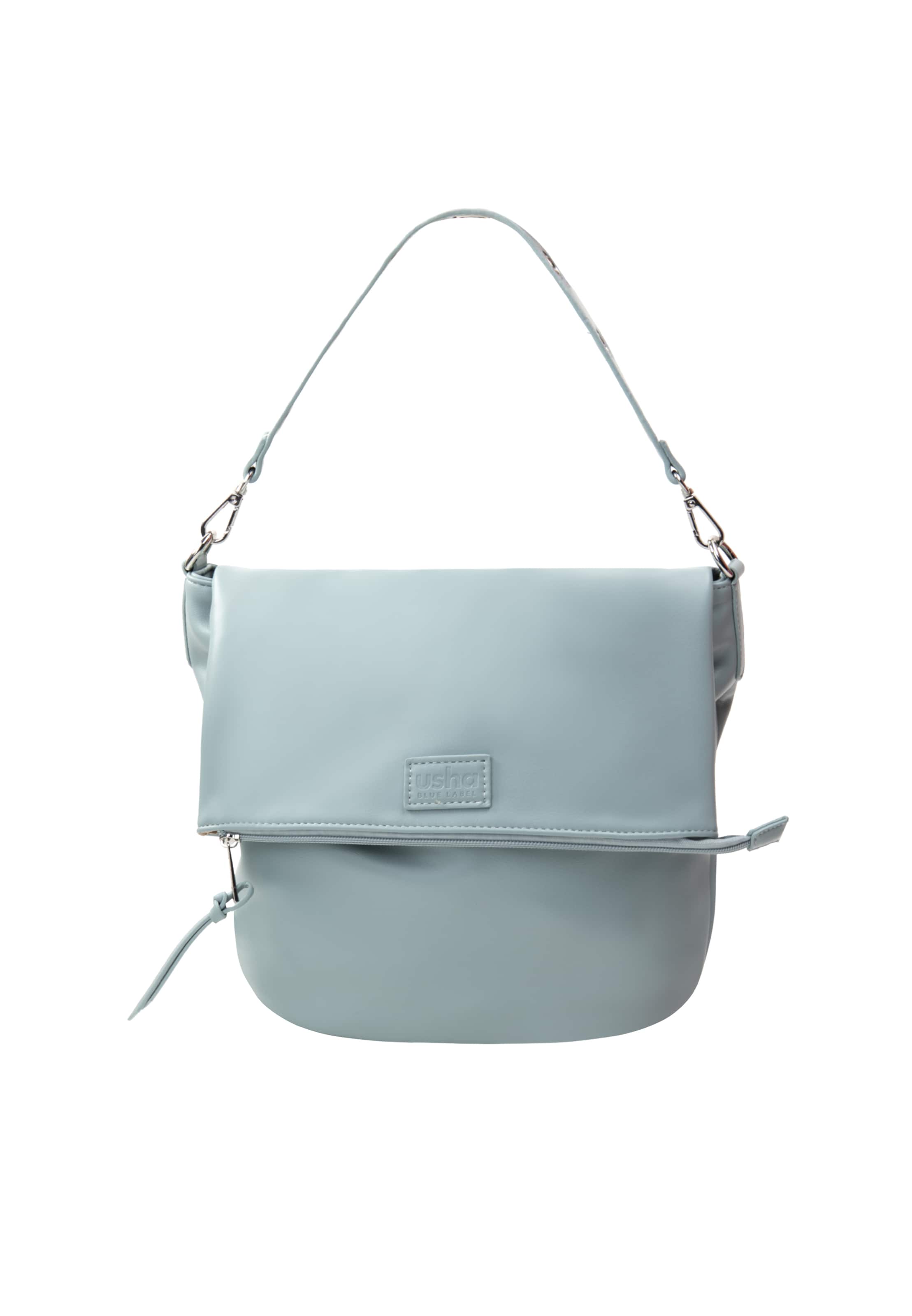 usha BLUE LABEL Axelremsväska i blå: framsida