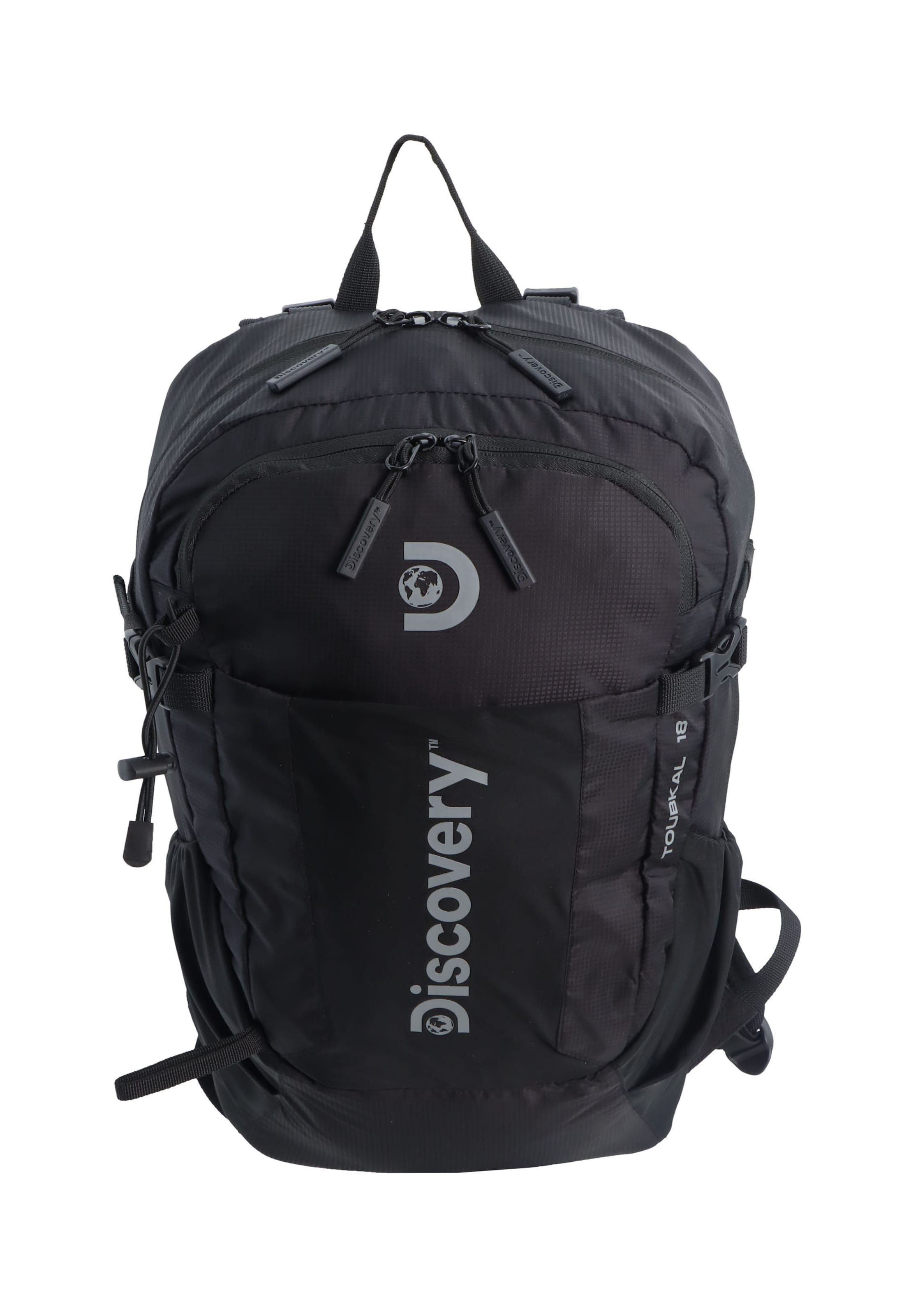 Discovery Rucksack in Schwarz: Vorderseite